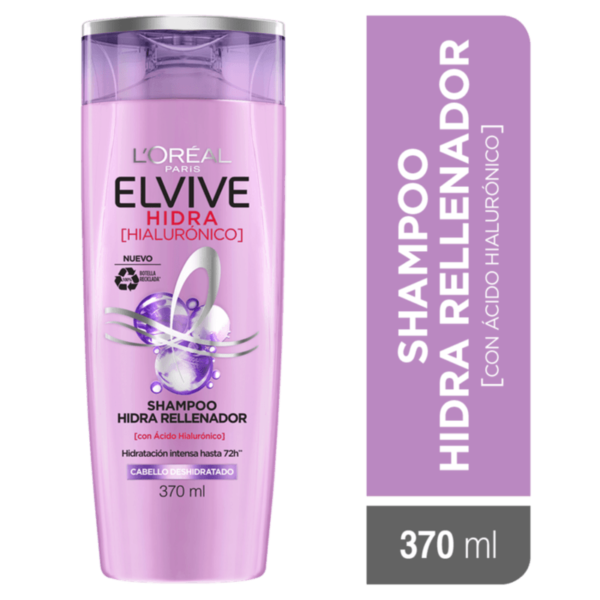 Shampoo Elvive hidra hialuronico x370ml