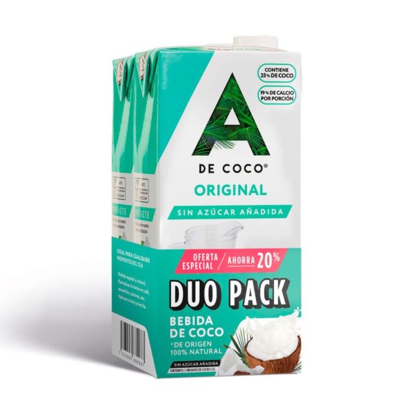 Bebida de Coco Duo Pack Original x1lt