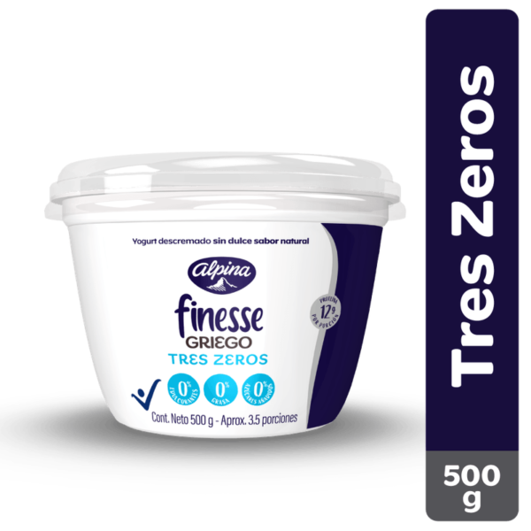 Yogurt Griego Triple Zero Finesse 500 grs