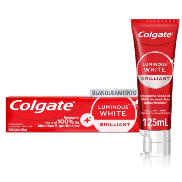 Crema Dental Blanqueadora Colgate Luminous White Brilliant 125ml