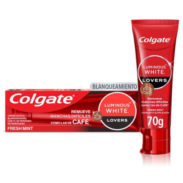 Crema Dental Blanqueadora Colgate Luminous White Café x75ml