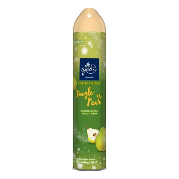 Aromatizante Glade Jingle Pear Edición Limitada x400ml