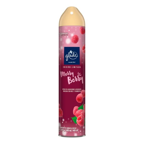 Aromatizante Glade Merry Berry Edición Limitada x400ml