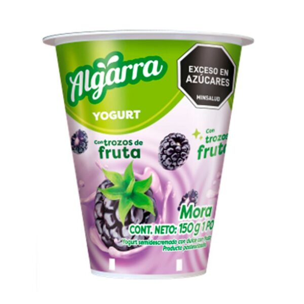 Yogurt Algarra Mora Vaso x150grs