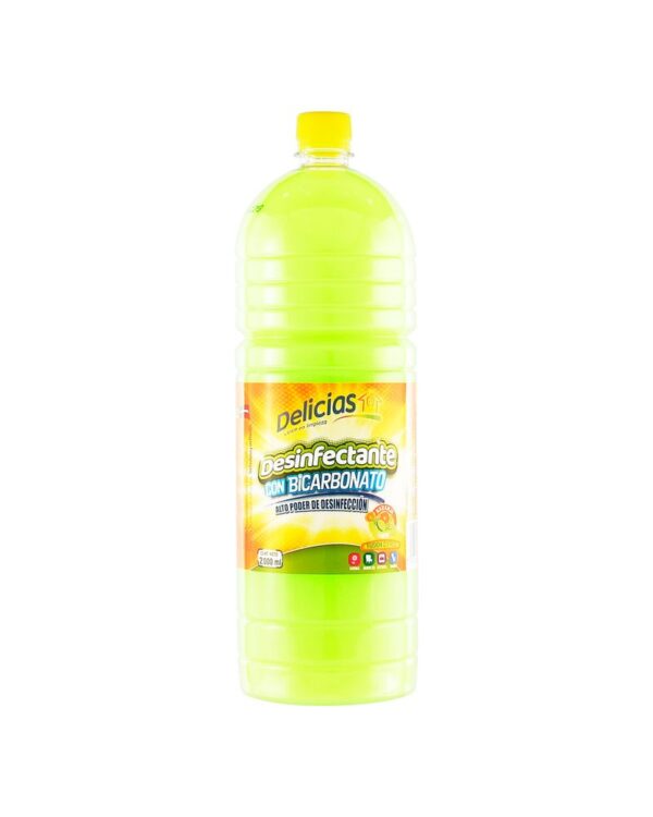 Desinfectante Delicias Con Bicarbonato 2000 ML