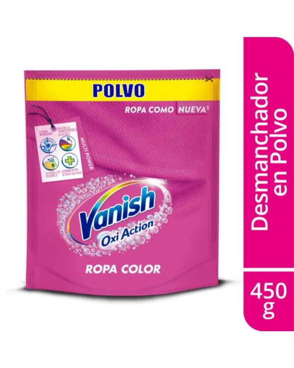 Quita Manchas Vanish Polvo Rosa 450 G