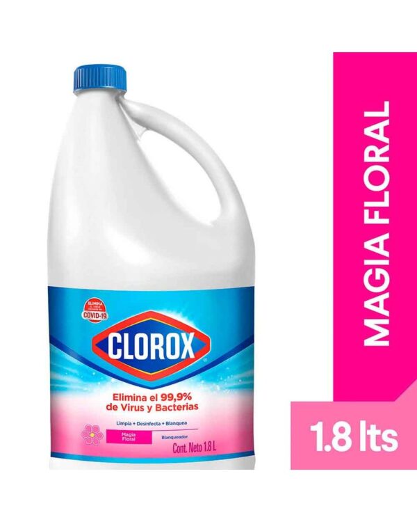 Blanqueador Clorox Magía Floral Botella 1800 Ml