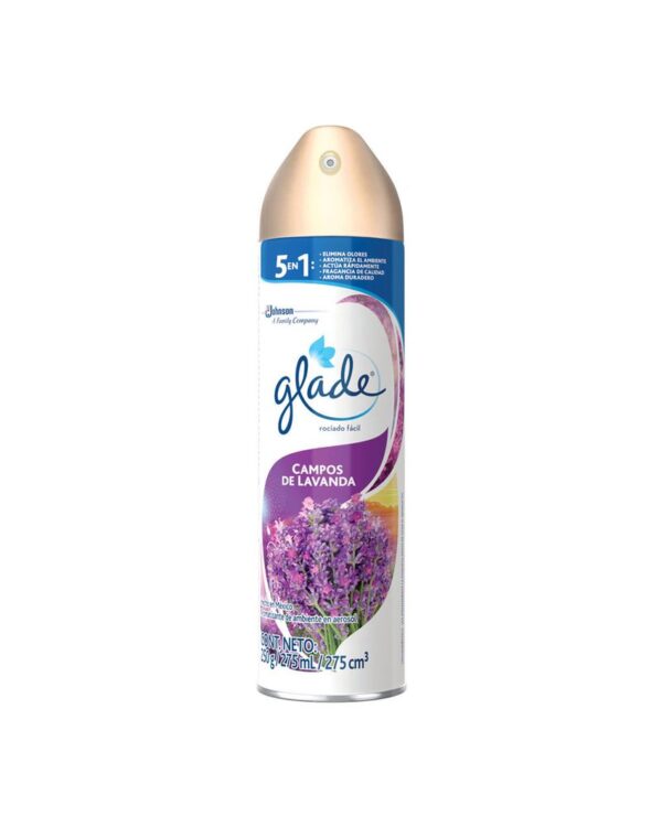 Ambientador Glade Aerosol Campos De Lavanda 275ml