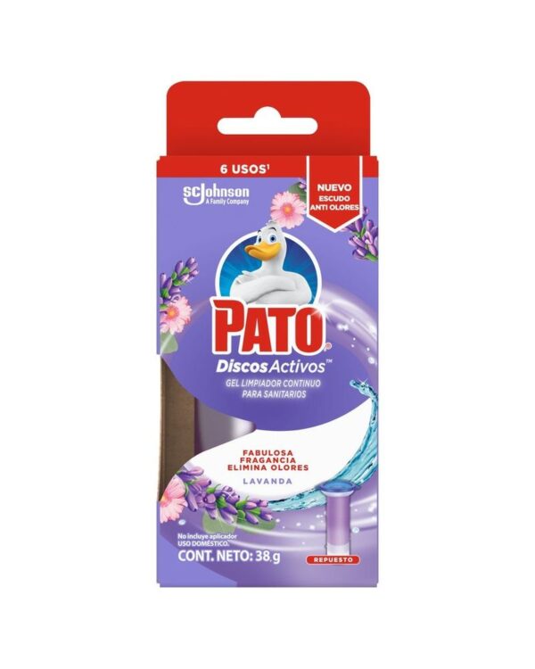 Desinfectante Inodoro Pato Discos Activos Repuesto 36ml