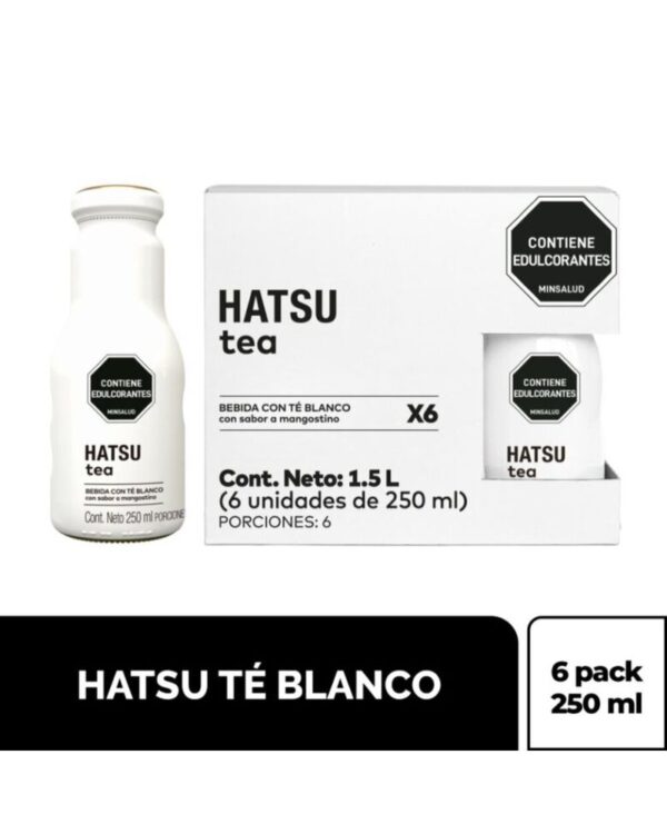 Té Hatsu Blanco Mangostino 250 Ml X6 Unds