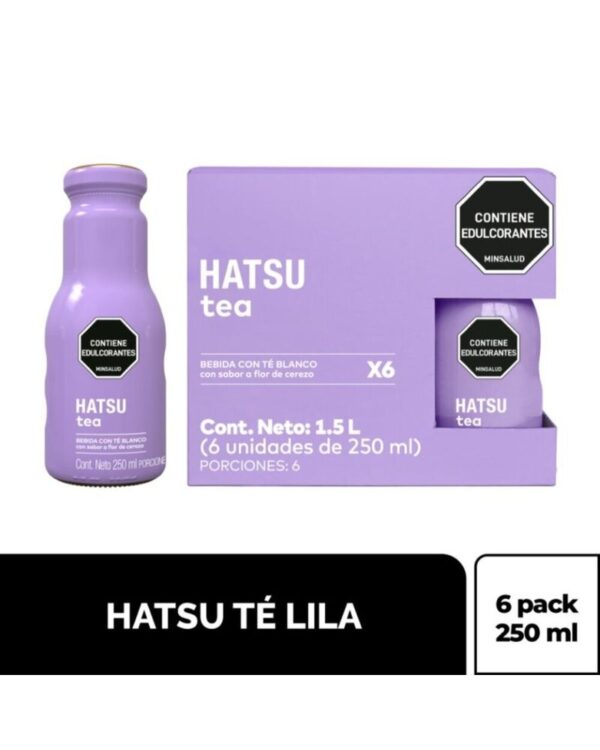 Té Hatsu Lila Flor De Cerezo 250 Ml X6 Unds