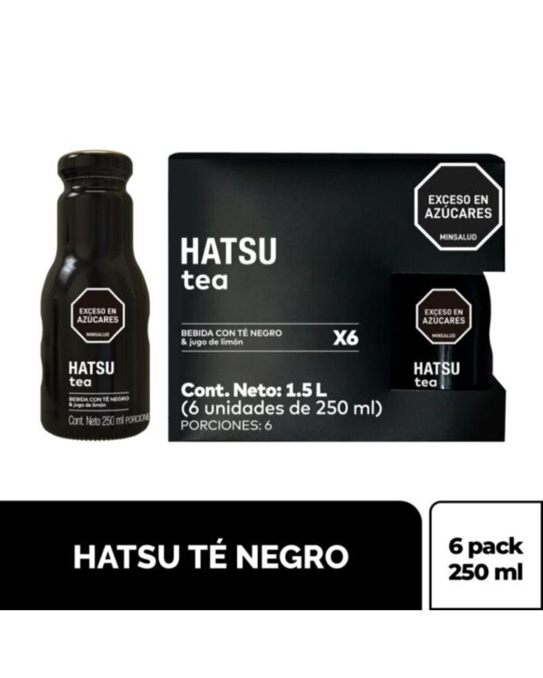 Té Hatsu Negro Jugo De Limón 250 Ml X6 Unds