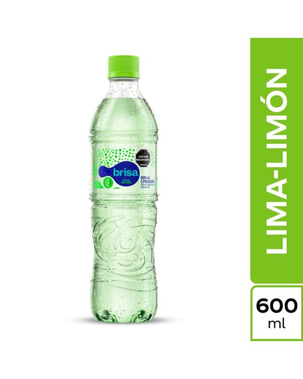 Agua Saborizada Brisa Con Gas Lima Limón 600 Ml