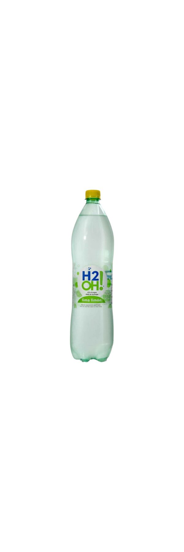 Agua Saborizada H2Oh Con Gas Lima Limón 1,5 Lt