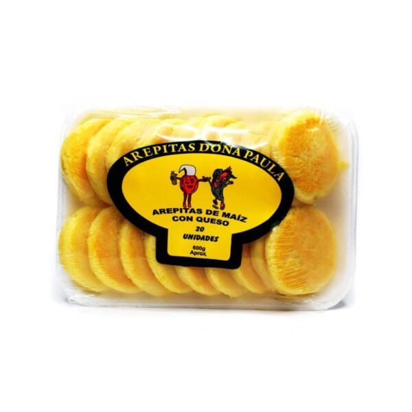 Arepitas pequeñas Doña Paula queso x500g