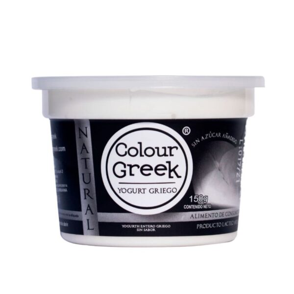 Yogurt griego Colour Greek natural x150g