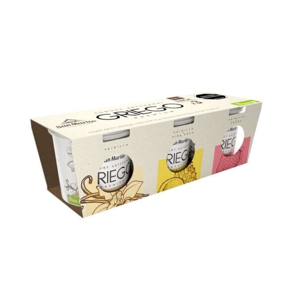 Yogurt San Martin griego surtido x3und x150g c/u