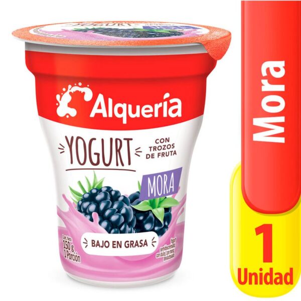 Yogurt Alquería Mora x150 grs