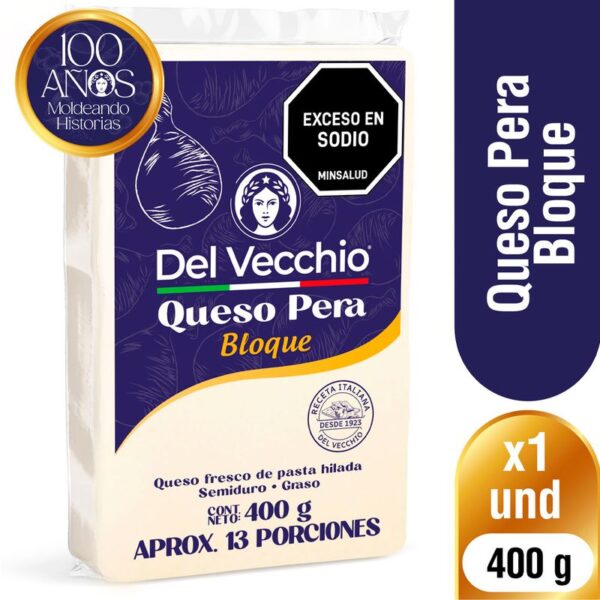 Queso Pera del Vecchio Bloque x400 grs