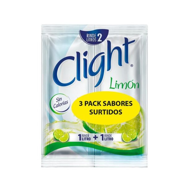 Refresco instantáneo Clight surtido 3 sabores x14g c/u