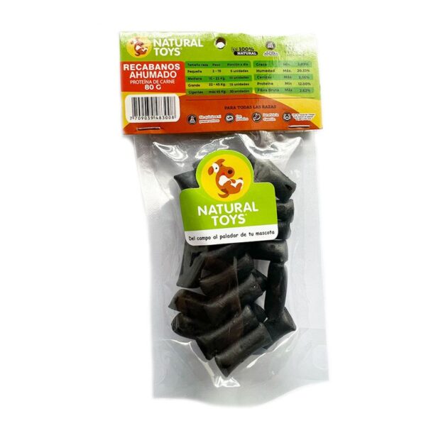 Snack Para Perro Natural Toys Recabano Natural x80g