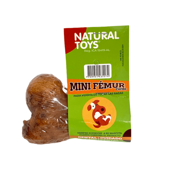 Snack Para Perro Natural Toys Hueso Mini Cerdo Deshidratado