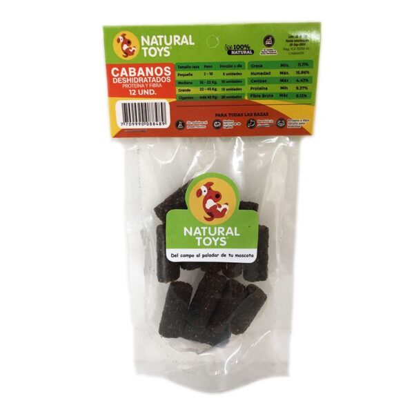 Snack Para Perro Natural Toys Cabano Deshidratado x12und