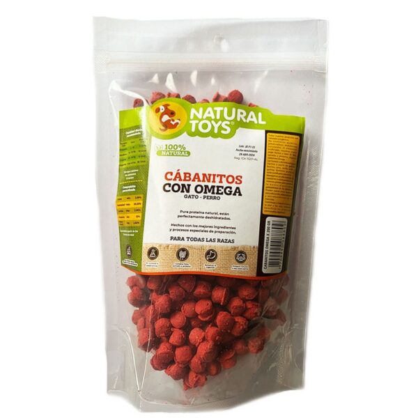 Snack Para Gato Natural Toys Cabanitos Naturales Omega x200g