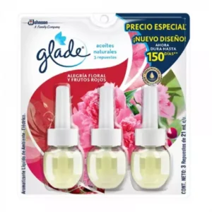 Ambientador Aceite X3u X21ml Glade  Natural