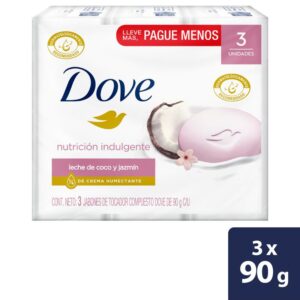 Leche De Coco Jabon Barra 90 G X3 Unds  Dove
