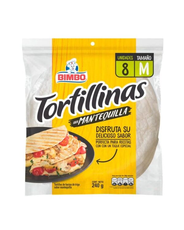 Tortilla Bimbo Mantequilla 240 G