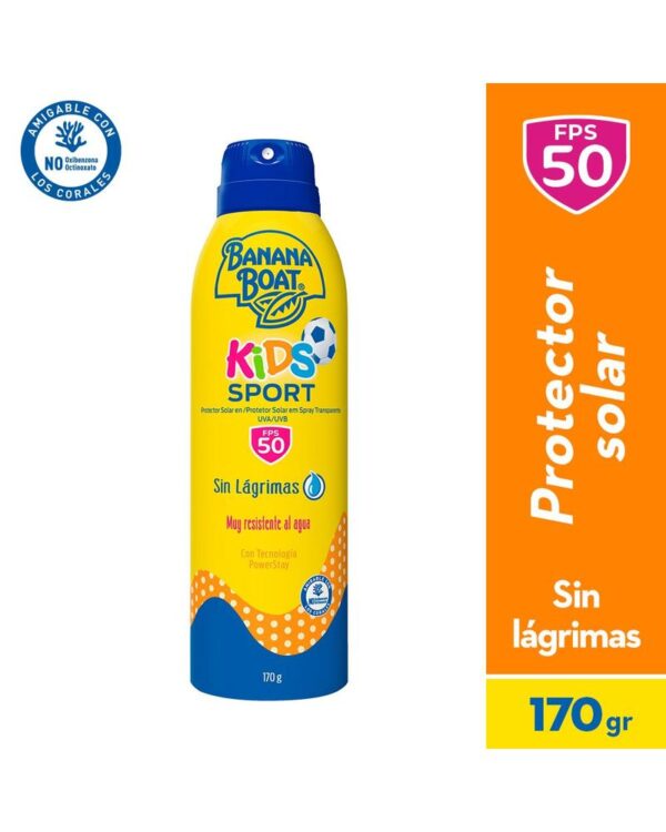 Bloqueador Banana Boat Kid Sport Spray Fps 50 170 Ml