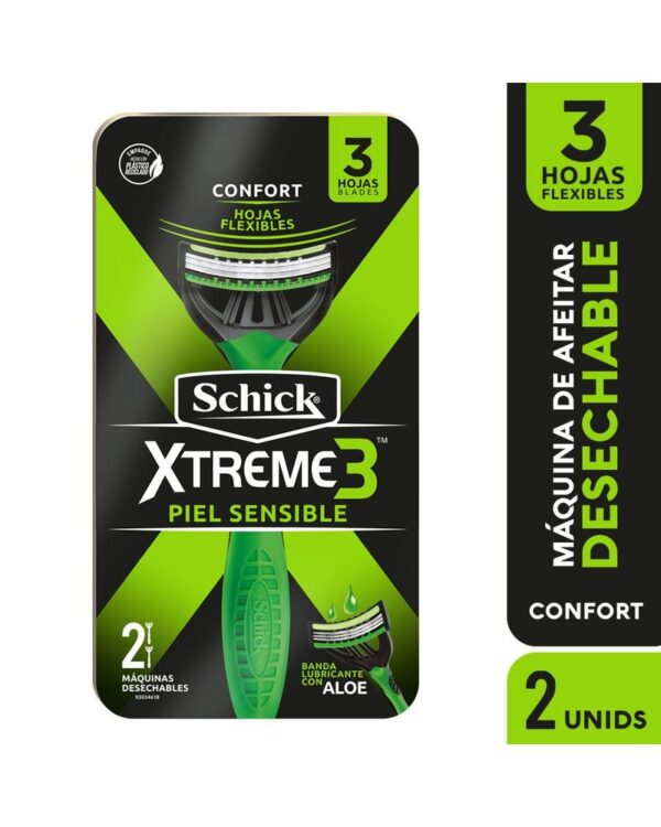 Maquina De Afeitar Schick Extreme 3 Wolverine