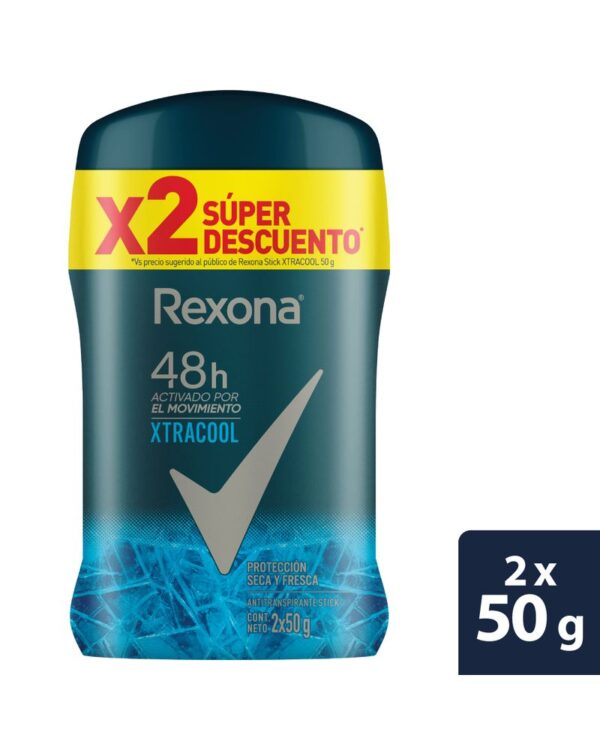 Desodorante Rexona Barra Hombre Xtracool 50 G