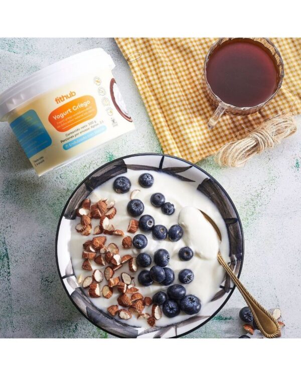 Yogurt Fithub Griego Con Stevia 500 G