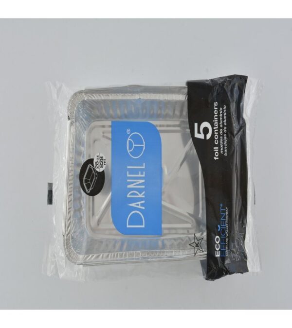 Molde De Aluminio Darnel Lasaña 28 Oz X5 Unds