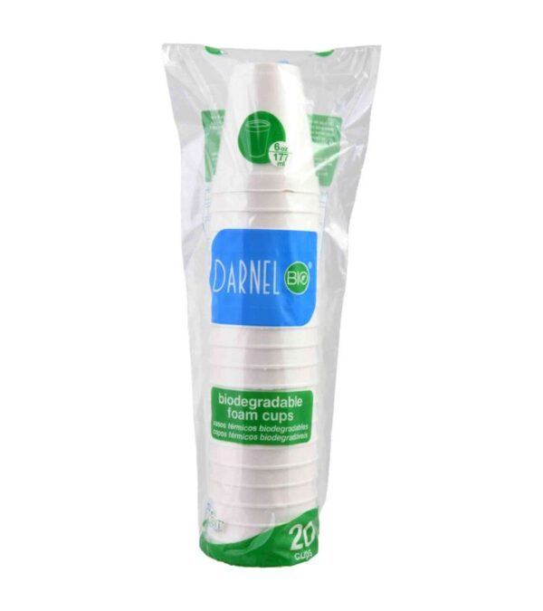 Vaso Darnel Térmicos Biodegradable 6 Oz X20 Unds