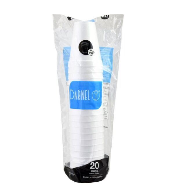 Vaso Darnel Espumado 10 Oz X20 Unds