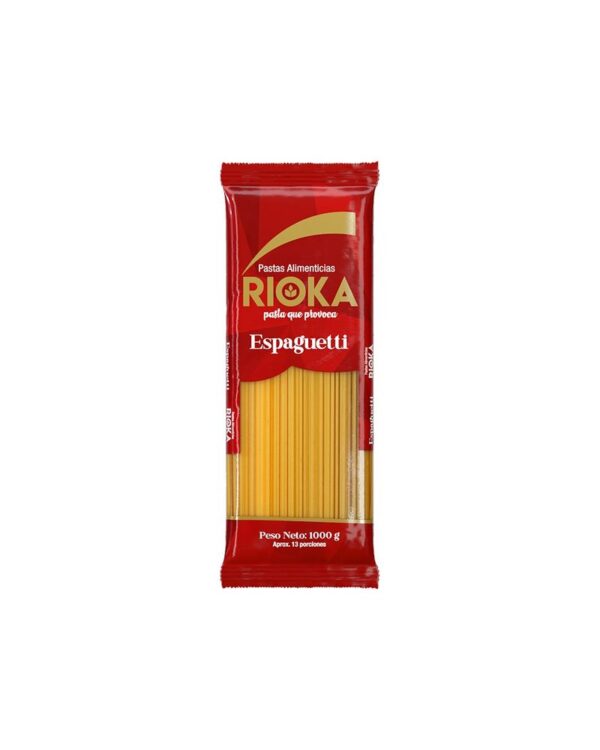 Pasta Rioka Espaguetti 1000 G