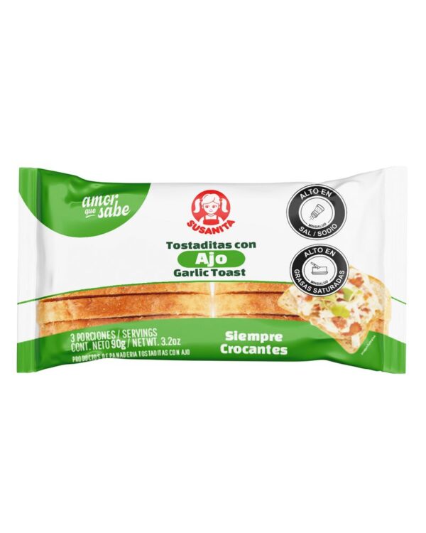 Tostada Susanita Con Ajo 90 G