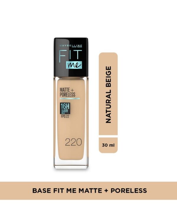 Base Maybelline Fit Me Matte Natural Beige X 30 Ml