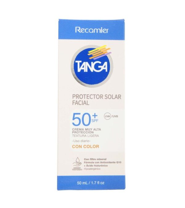 Bloqueador Tanga Facial Color Spf 50 50 Ml