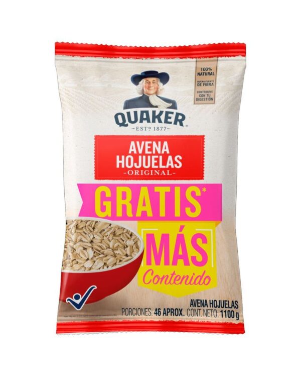 Avena Quaker Hojuelas 1100 G
