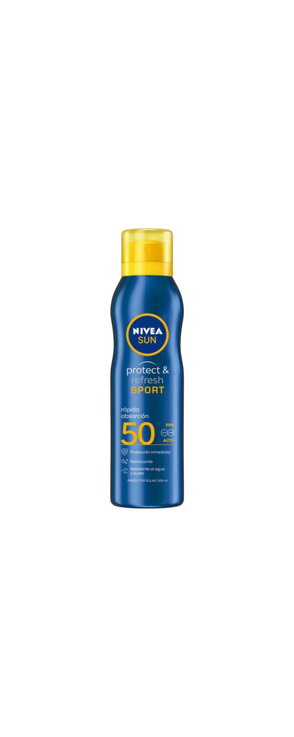 Protector Solar Nivea Corporal Sun Protect & Refresh En Spray Fps 50+ 200 Ml