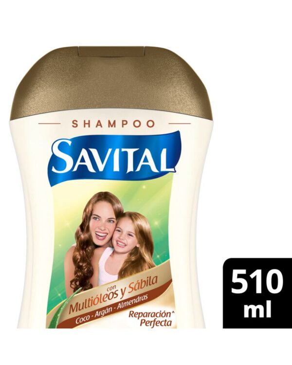 Shampoo Savital Multióleos 510 Ml