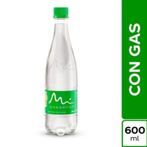 Agua Con Gas 600 Ml  Manantial