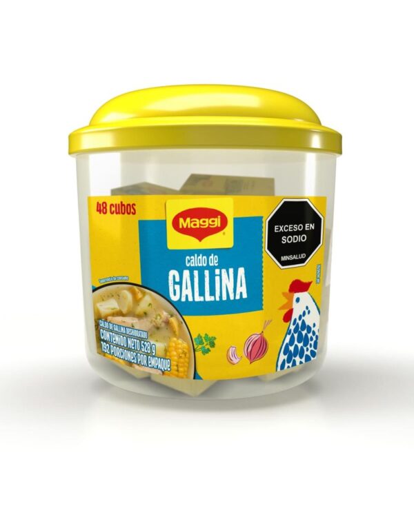 Caldo Maggi Gallina 528 G X48 Cubos