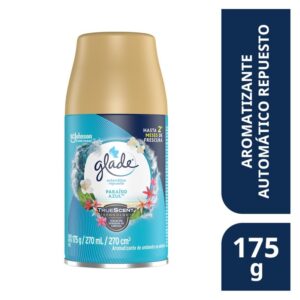 Ambientador Automatico En Aerosol Paraiso Azul Repuesto 175g  Glade
