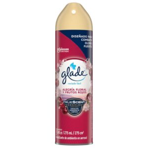 Ambientador Aerosol Alegria Floral Y Frutos Rojos 275ml Glade