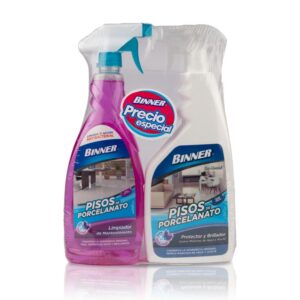 Limpiador Kit De Mantenimiento Protector Y Brillador Pisos Porcelanato 700ml Binner